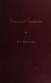 Cover of Peaceful invasion by William J. Sisler
