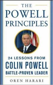 Cover of The Powell principles by Oren Harari