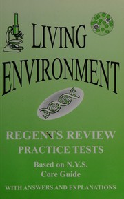 Front cover of Practice tests for living environment regents by Charmian Foster