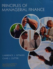 Front cover of Principles of managerial finance by Gitman, Lawrence J.