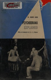 Cover of Psychodrama explained by Samuel Kahn