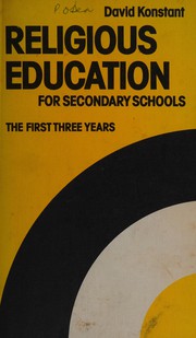 Front cover of Religious education for secondary schools by David Konstant