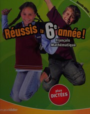 Front cover of Réussis ta 1re [-6e] année! by Françoise Tchou
