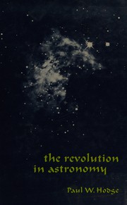 Front cover of The revolution in astronomy by Paul W. Hodge