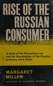Front cover of Rise of the Russian consumer by Margaret Stevenson Miller