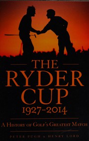 Cover of Ryder Cup by Bruce Critchley