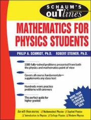 Cover of Schaum's Outline of Mathematics for Physics Students (Schaum's Outlines) by Robert Steiner