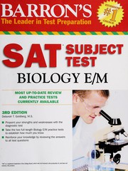 Cover of SAT subject test by Deborah T. Goldberg