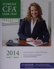 Front cover of SchweserNotes for the 2014 CFA exam by Kaplan Schweser