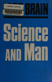 Cover of Science and man by W. Russell Brain