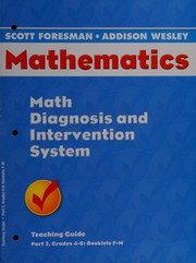 Front cover of Scott Foresman-Addison Wesley Mathematics Grade 5 Assessment Sourcebook by Scott Foresman