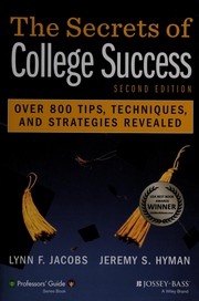 Cover of Secrets of College Success by Lynn F. Jacobs