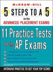 Front cover of 5 Steps to a 5 11 Practice Subject Tests for the AP Exams (5 Steps to a 5 on the Advanced Placement Examinations) by McGraw-Hill