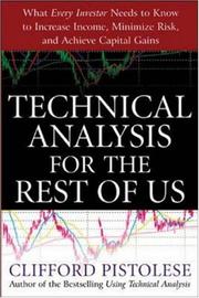 Cover of Technical analysis for the rest of us by Clifford Pistolese