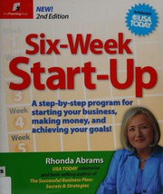 Cover of Six-week start-up by Rhonda M. Abrams