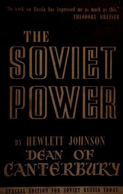 Cover of The Soviet power by Hewlett Johnson