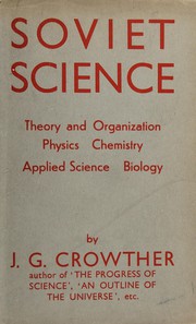 Cover of Soviet science by J. G. Crowther