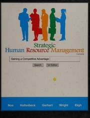 Cover of Strategic human resource management by Raymond A. Noe