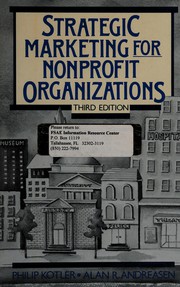 Front cover of Strategic Marketing for Nonprofit Organizations by Philip Kotier