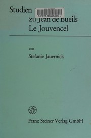 Front cover of Studien zu Jean de Bueils Le Jouvencel by Stefanie Jauernick