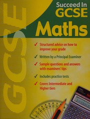 Front cover of Succeed in GCSE maths by Tony Fisher