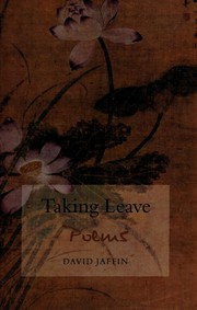 Cover of Taking Leave by David Jaffin