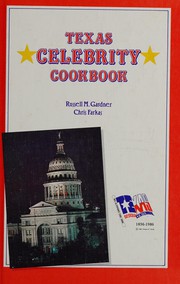 Front cover of Texas celebrity cookbook by Russell M. Gardner
