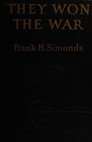 Cover of They won the war by Simonds, Frank Herbert