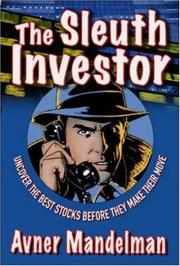 Cover of The Sleuth Investor by Avner Mandelman