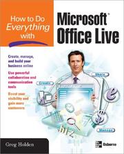 Front cover of How to Do Everything with Microsoft Office Live (How to Do Everything) by Greg Holden