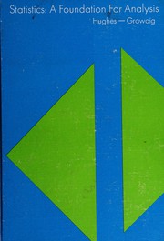 Cover of Statistics: a foundation for analysis by Ann Hughes