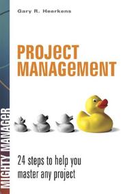Cover of Project Management by Gary R. Heerkens