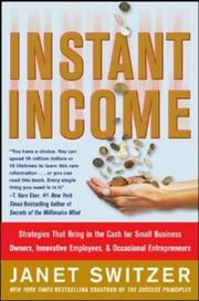 Cover of Instant Income by Janet Switzer
