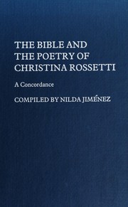 Front cover of The Bible and the Poetry of Christina Rossetti by Nilda Jimenez
