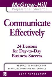 Cover of Commuicate Effectively by Lani Arredondo