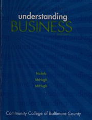 Cover of understanding business by William G. Nickels