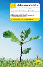 Front cover of Teach Yourself Philosophy of Religion by Mel Thompson