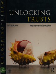 Cover of Unlocking trusts by Mohamed Ramjohn