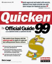 Cover of Quicken 99 by Maria Langer