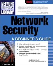 Cover of Network security by Eric Maiwald
