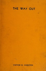 Front cover of The way out by Victor H. Christen