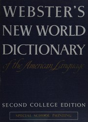 Front cover of Webster's New World dictionary of the American language by Unknown