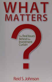 Cover of What matters? by Reid S. Johnson
