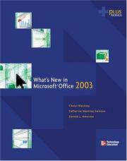 Front cover of What's New in Microsoft Office 2003 (+Plus Series.) by Donald Amoroso