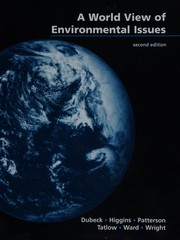 Cover of A world view of environmental issues by Leroy W. Dubeck