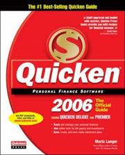 Front cover of Quicken 2006: Official Guide (Quicken: The Official Guide) by Maria Langer