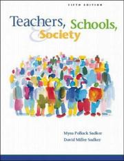 Front cover of Teachers, schools, and society by Myra Sadker