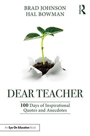 Cover of Dear Teacher by Brad Johnson