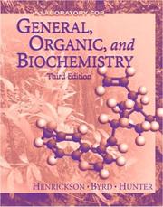 Cover of Laboratory Manual to use with Denniston's General, Organic and Biochemistry by Charles H. Henrickson