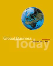 Cover of Global business today by Charles W. L. Hill